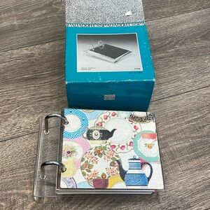 Address telephone Holder acrylic pad